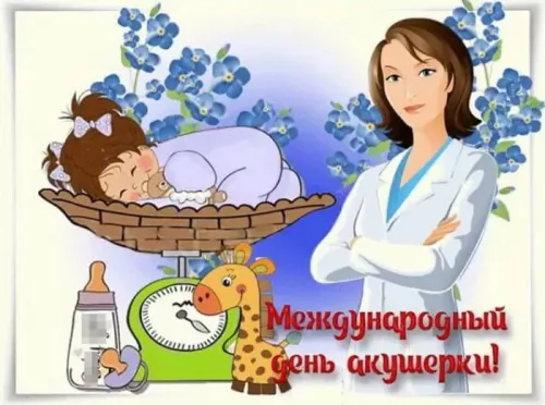 Красивые открытки с Международным днем акушерки