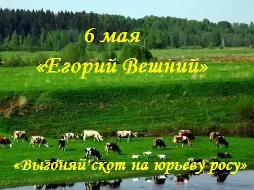 Красивые открытки на праздник Егорий Вешний, Юрьев день