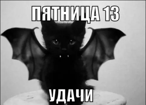 Прикольные картинки с Пятницей 13
