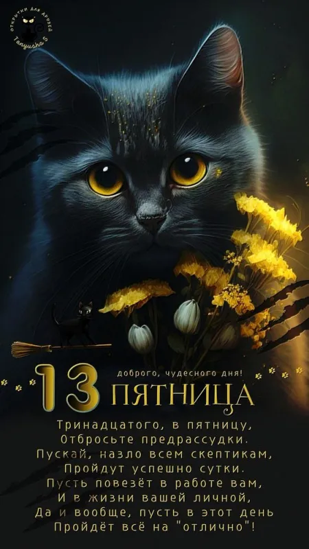 Прикольные картинки с Пятницей 13