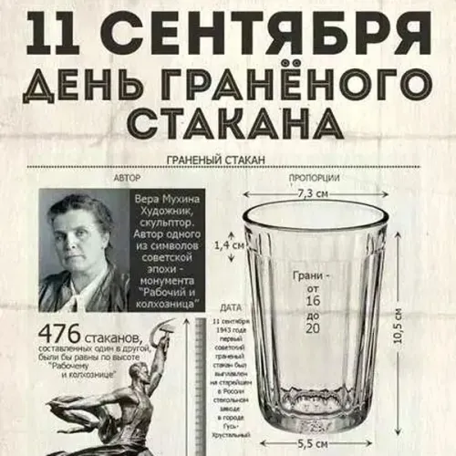 Поздравляю с Днем граненого стакана