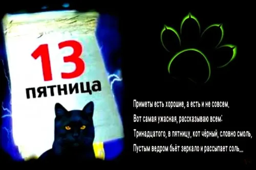Прикольные картинки с Пятницей 13