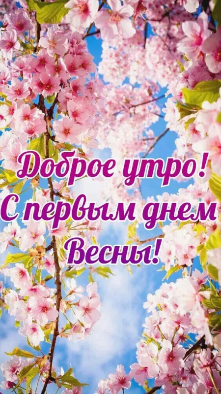 Красивые и прикольные картинки с Первым днем весны