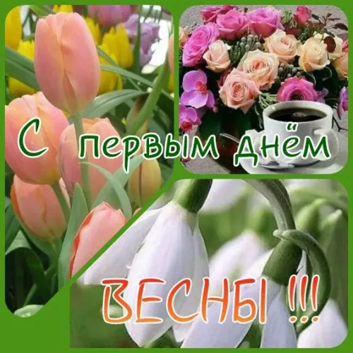 Красивые и прикольные картинки с Первым днем весны