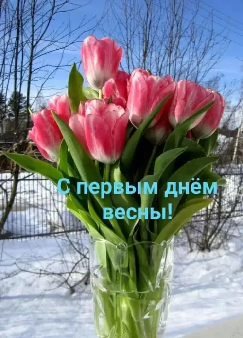 Красивые и прикольные картинки с Первым днем весны