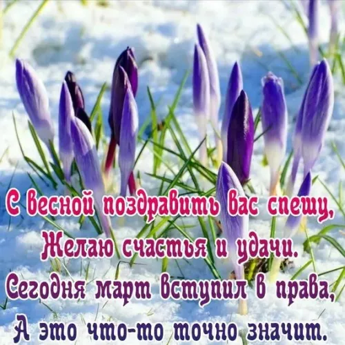 Красивые и прикольные картинки с Первым днем весны