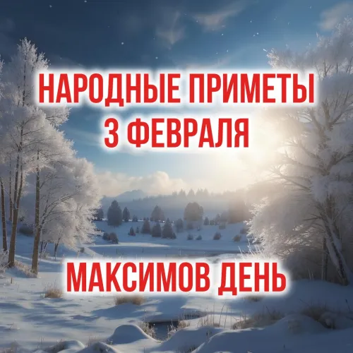 Народные приметы 3 февраля (Максимов день): традиции, поверья и предсказания Народные приметы 3 февраля: традиции, поверья и предсказания