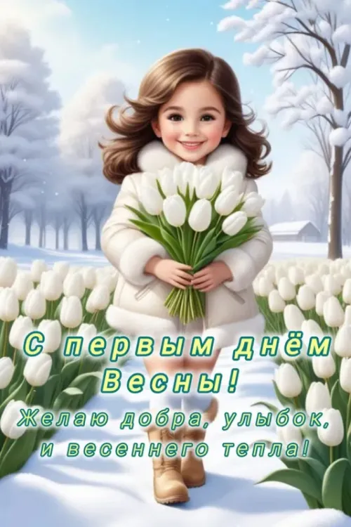 Красивые и прикольные картинки с Первым днем весны