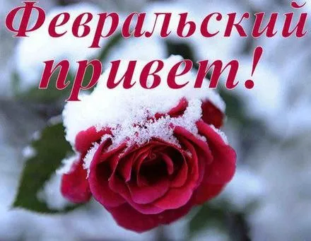 Красивые открытки с первым днем февраля (с началом февраля)
