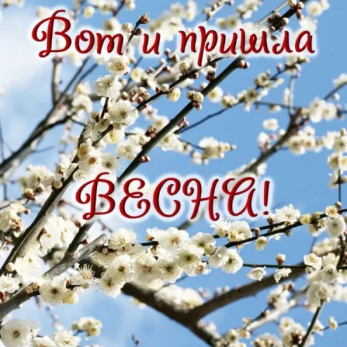 Красивые и прикольные картинки с Первым днем весны