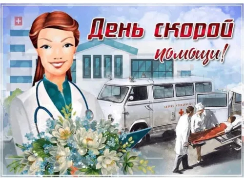 День скорой медицинской помощи: открытки с поздравлениями