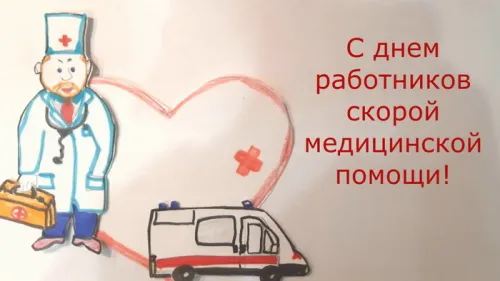 Красивые картинки с Днем работника скорой медицинской помощи