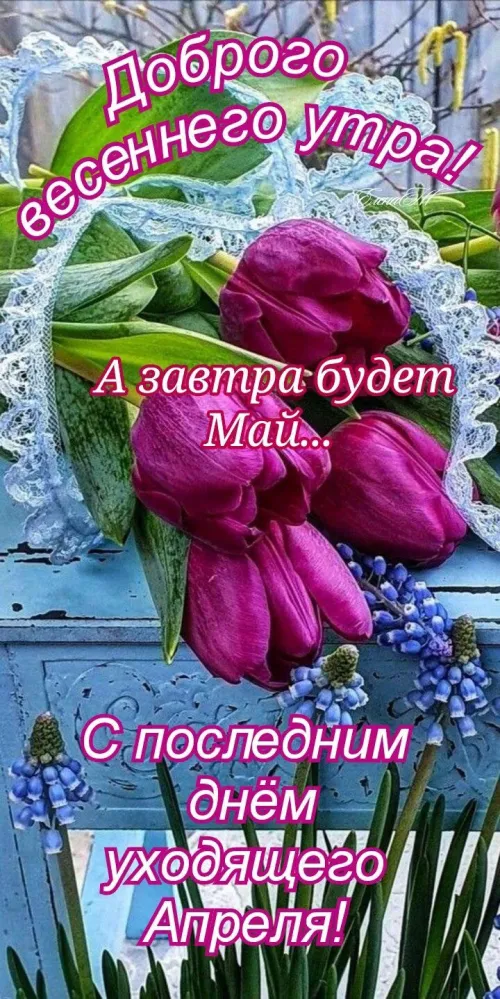 Красивые картинки с Последним апрельским днем