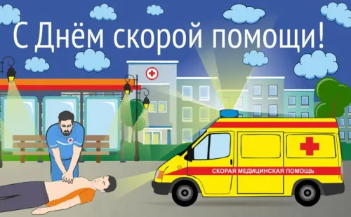 День скорой медицинской помощи: открытки с поздравлениями