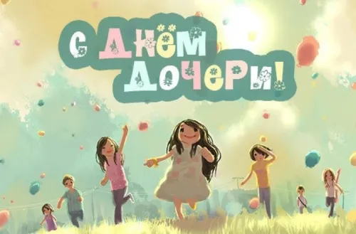 Красивые открытки с Днем дочери