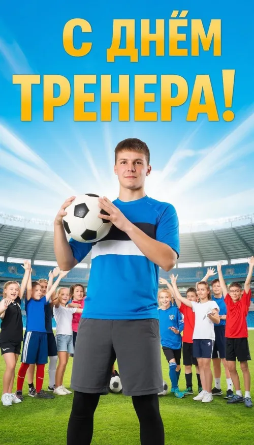 Новые открытки на День тренера