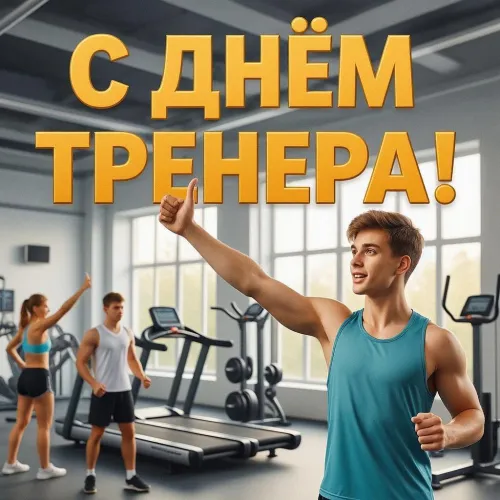 Новые открытки на День тренера
