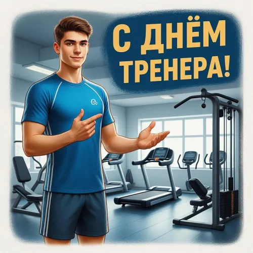 Новые открытки на День тренера