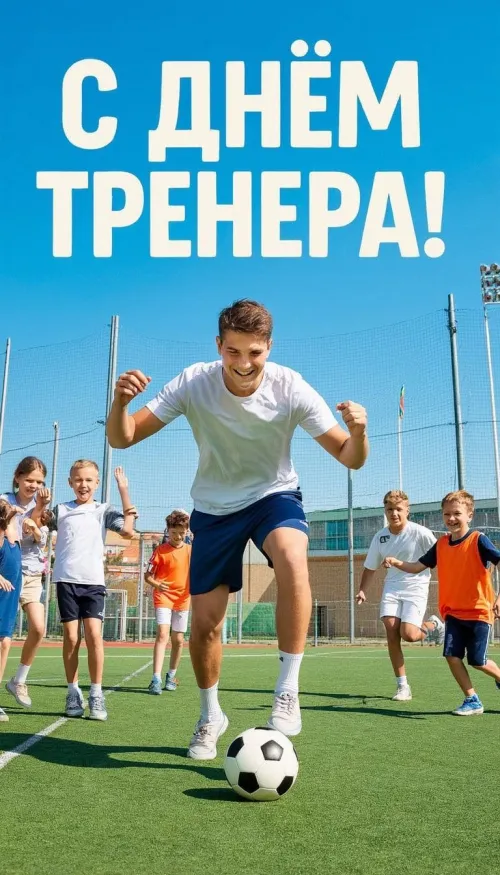 Новые открытки на День тренера