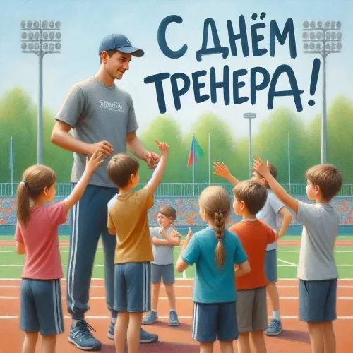 Новые открытки на День тренера