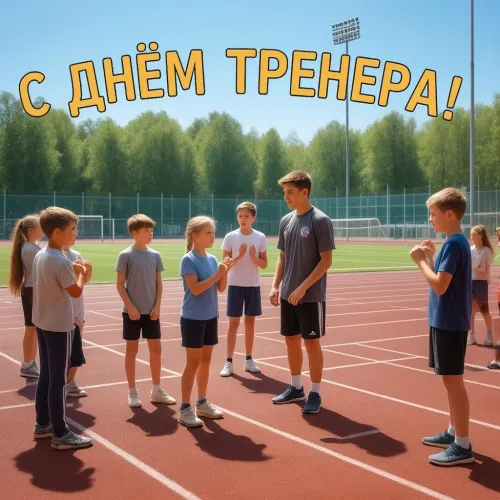 Новые открытки на День тренера