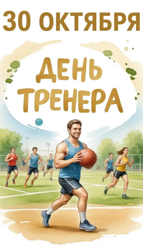 Новые открытки на День тренера