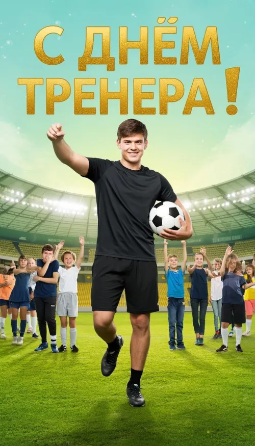 Новые открытки на День тренера