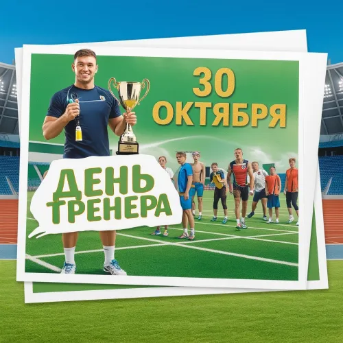 Новые открытки на День тренера