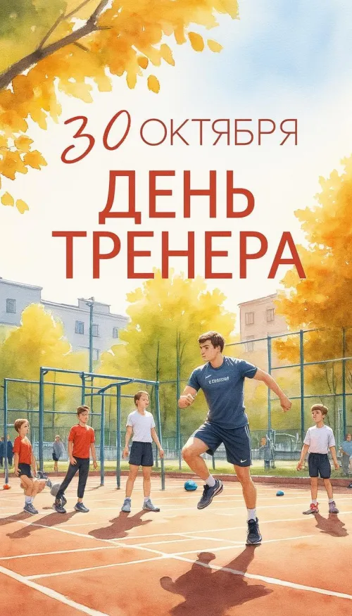 Новые открытки на День тренера
