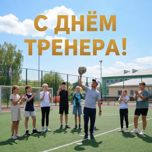 Новые открытки на День тренера