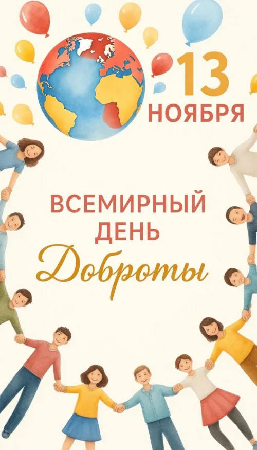 Красивые открытки со Всемирным днем доброты