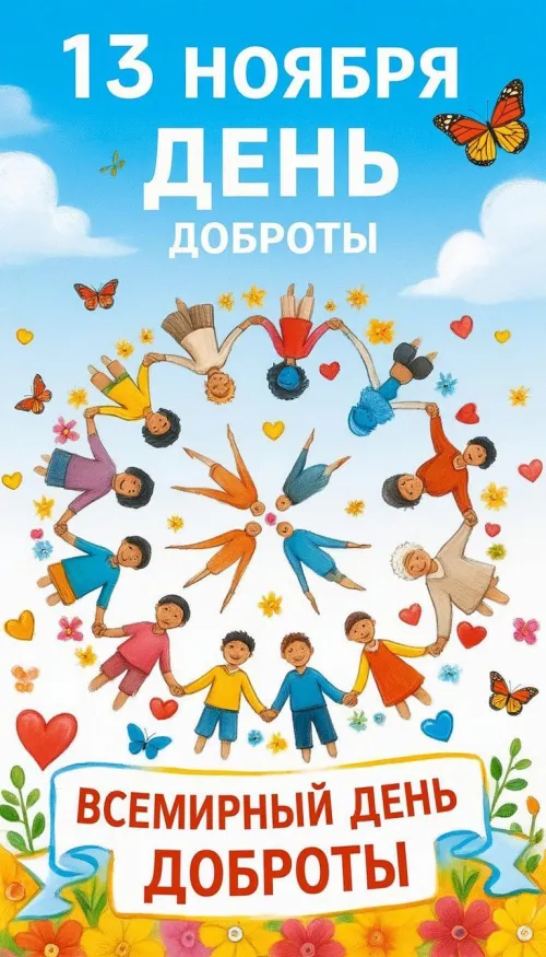 Красивые открытки со Всемирным днем доброты
