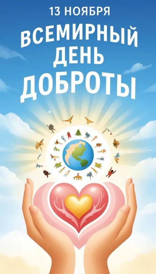 Красивые открытки со Всемирным днем доброты