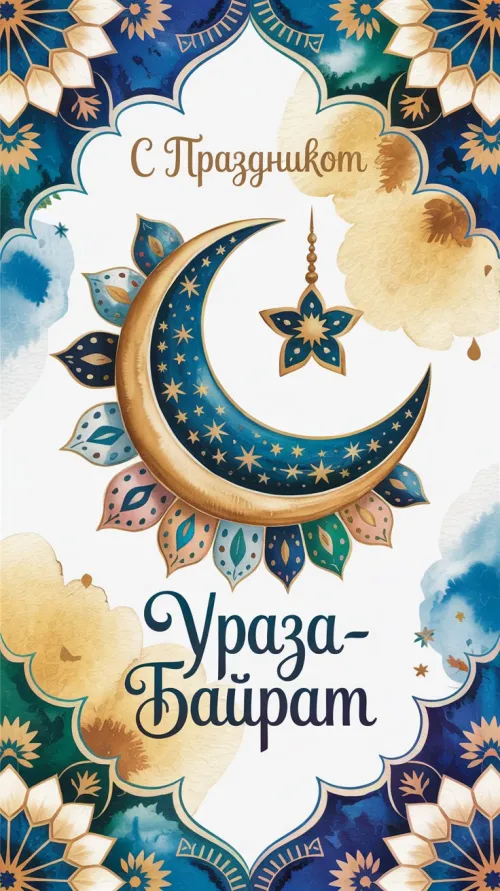 Красивые открытки на Ураза-байрам
