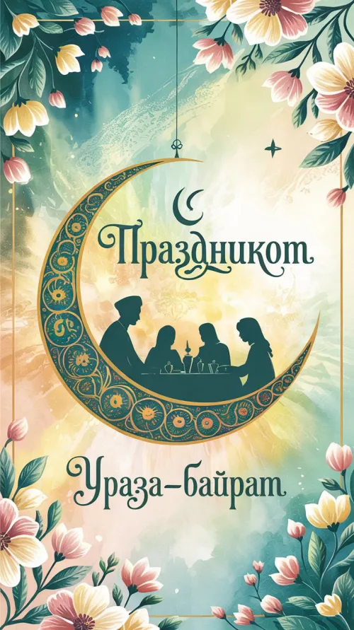 Ураза-байрам: 190+ открыток и картинок