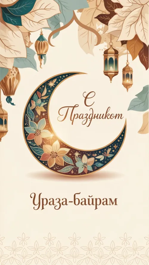 Красивые открытки на Ураза-байрам