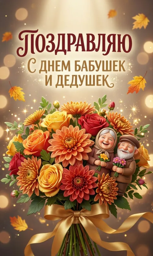 Новые открытки с Днем бабушек и дедушек