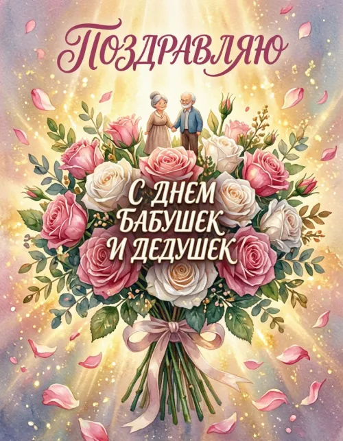 Новые открытки с Днем бабушек и дедушек