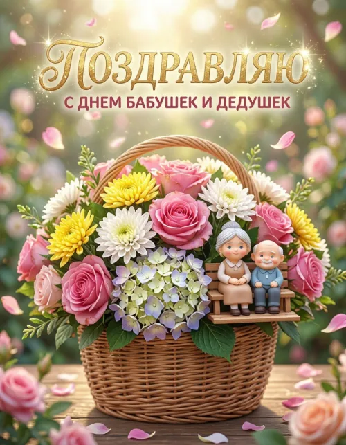 Новые открытки с Днем бабушек и дедушек